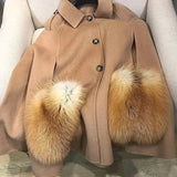LILY wool coat Camel
