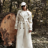 ELSIE JOY double-sided wool coat