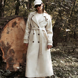 ELSIE JOY double-sided wool coat