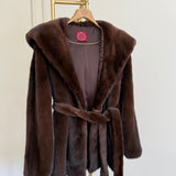 MYRA Hoodie Female Mink Coat