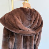MYRA Hoodie Female Mink Coat