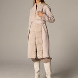 MYLO long mink coat Powder