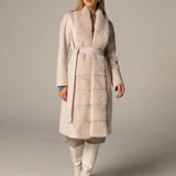 MYLO long mink coat Powder