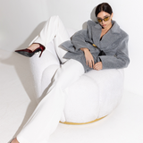 Royal Alpaca Short Blazer-Coat Gray