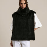 EVA Turtleneck Female Mink Dark Green