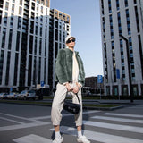 DIANA mink coat Olive Green