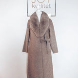 JULIA wool coat Beige