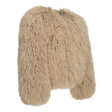 JOY lamb fur coat