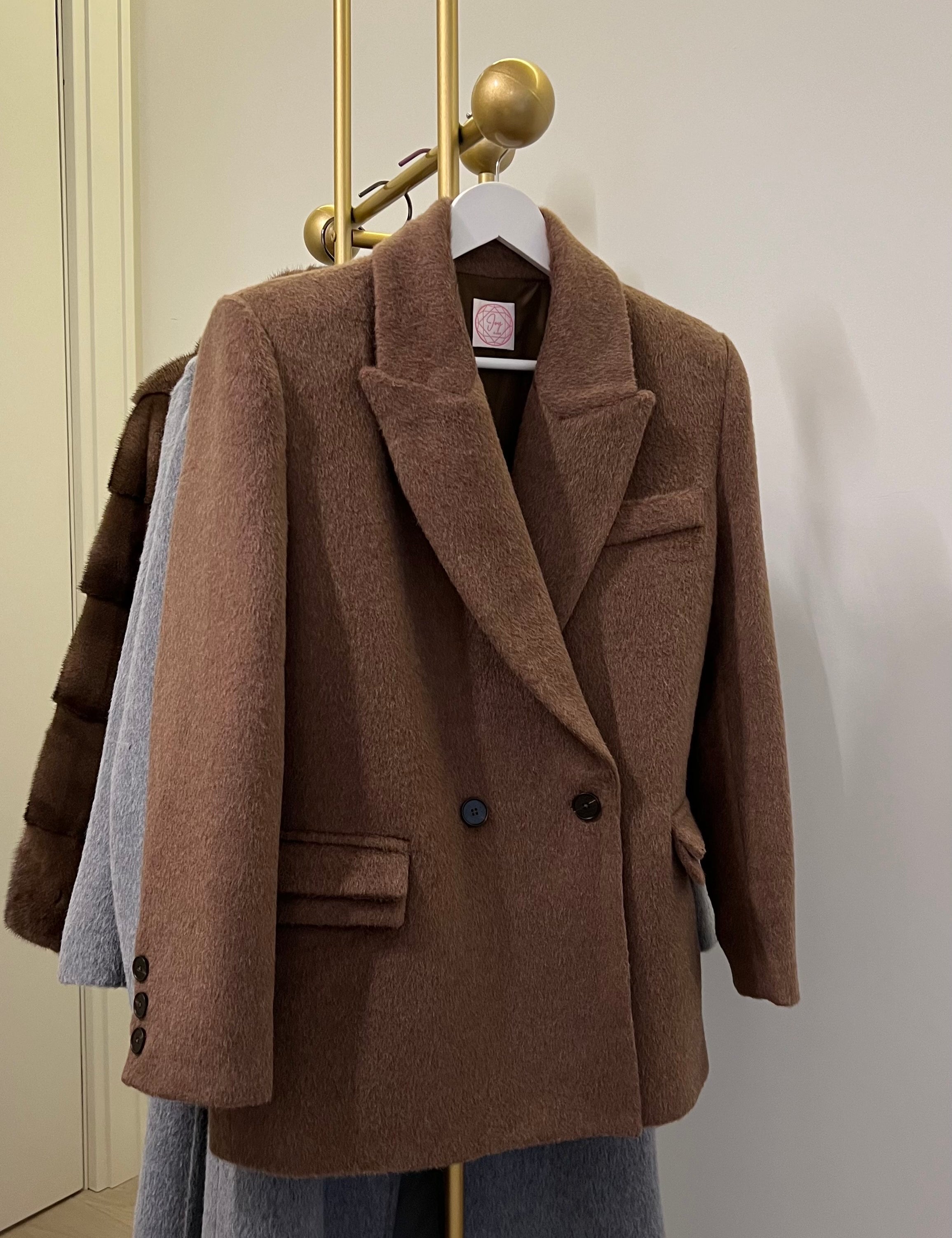 Royal Alpaca Short Blazer-Coat