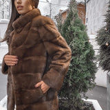 Leona Brown Mink Coat