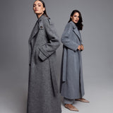 ASHY JOY double-sided wool coat