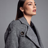 ASHY JOY double-sided wool coat