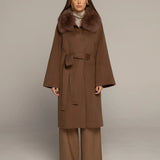 NADY wool coat Brown