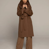 NADY wool coat Brown