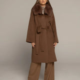 NADY wool coat Brown