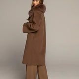 NADY wool coat Brown