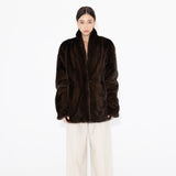 MYRA Female Mink Fur Coat