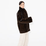 MYRA Female Mink Fur Coat