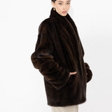 MYRA Female Mink Fur Coat