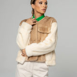 JOY mink jacket Two color