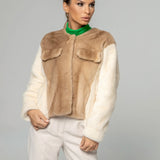 JOY mink jacket Two color