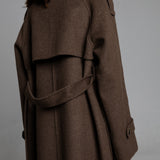 EMBER JOY double-sided wool coat