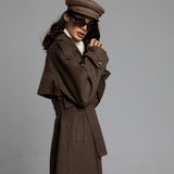 EMBER JOY double-sided wool coat