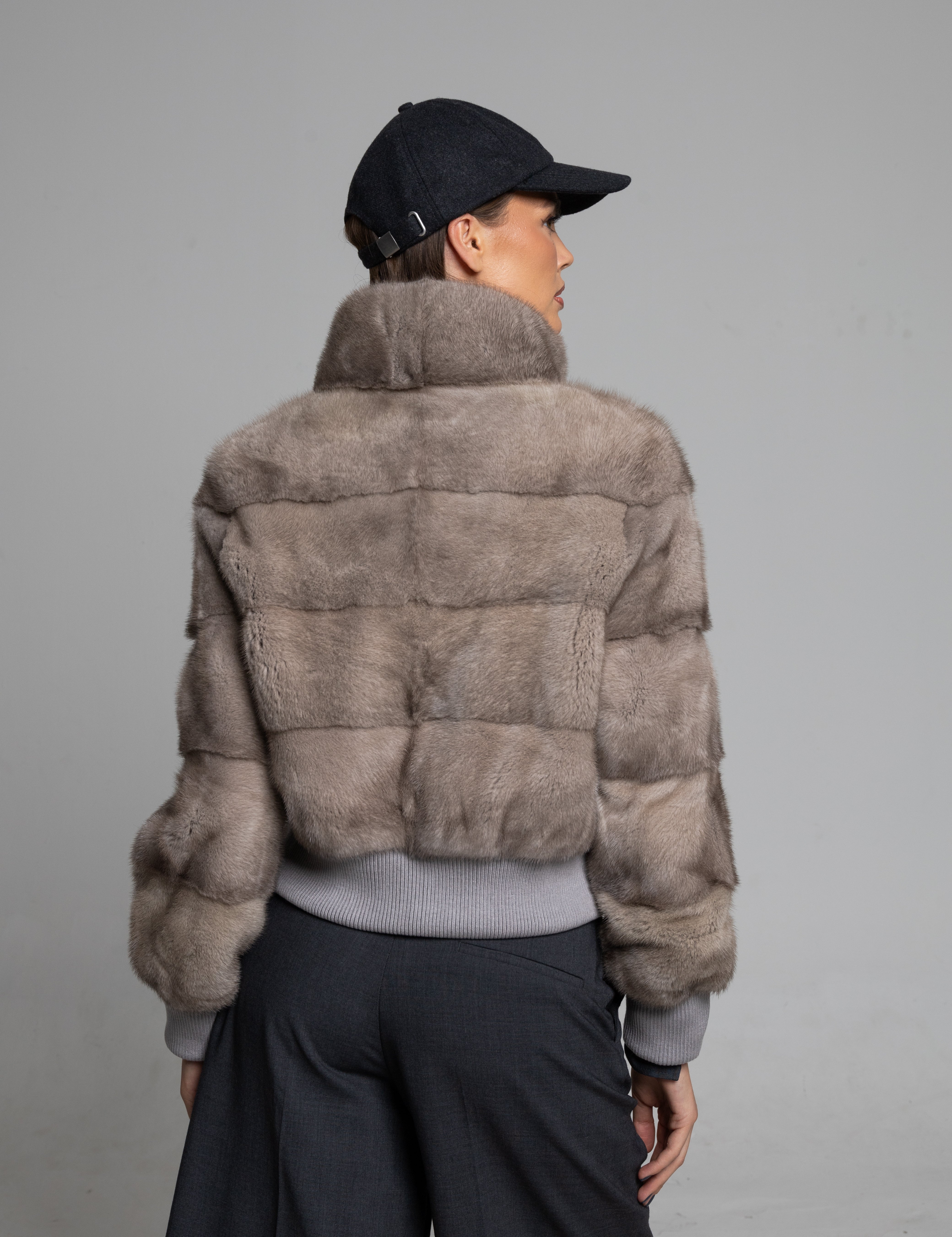 JOY mink bomber