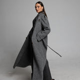 ASHY JOY double-sided wool coat