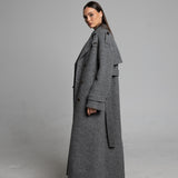 ASHY JOY double-sided wool coat