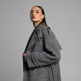 ASHY JOY double-sided wool coat