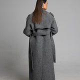 ASHY JOY double-sided wool coat