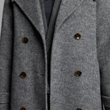 ASHY JOY double-sided wool coat