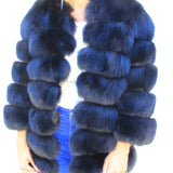 NOIR fox fur coat