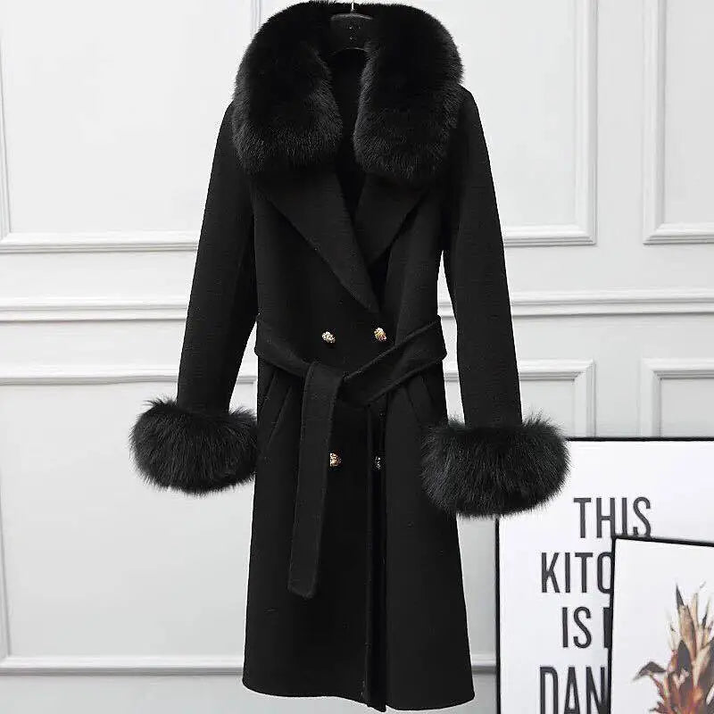 SOFY wool and cashmere coat