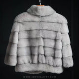 LEONA mink fur coat (collar)