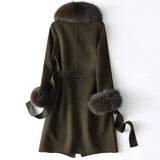 SOFY wool and cashmere coat