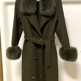 SOFY wool and cashmere coat