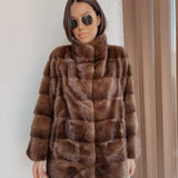 Leona Brown Mink Coat