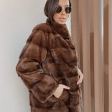 Leona Brown Mink Coat