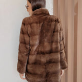 Leona Brown Mink Coat