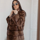 Leona Brown Mink Coat