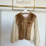 JOY mink jacket Two color