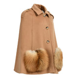 LILY wool coat Camel