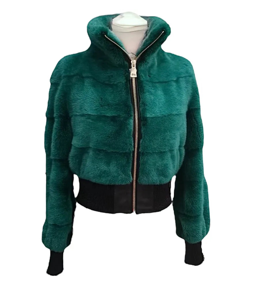 JOY mink bomber